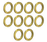 MOLERRI 10pcs M6 Bicycle Titanium Flat Washer Universal Bike Bolts Gasket Spacers for 6mm Mountain & Road Bikes Golden