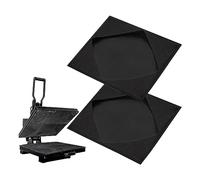 MOLERRI 2 PCS Heat Platen Wrap Cover Heat Protector for Protecting Sublimation Heat Pressing Machine A Black