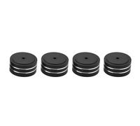 MOLERRI 4Pcs 40X20Mm Aluminum HiFi AMP Speaker Isolation Stand Turntable Feet Pad