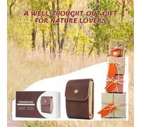 MOLERRI Foraging Bag with Extra Oversized Storage, Leather Foraging Pouch for Outdoor Hiking & Camping Easy to Use