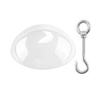 MOLERRI Protective Dome Cover for Hanging Bird Feeders Bird Feeders Rain Cover Guard Squirrel Proof Baffle