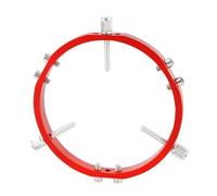 MOLERRI Star Finder Mount 3-Point Astrophotography Guide Locking Rings forTelescope Mount Finder Pointer 130mm Red