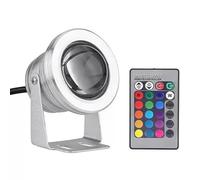 MOLERRI Underwater Light Embedded High Voltage 85-265v LED Floodlight RGB Fountain Pool Pond Aquarium Spotlight Bulb Lamp B