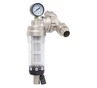 MOLERRI Whole House Central Filter 360 Degree Universal Rotating Valve Filter High- Tap Water Filter Reusable Sediment Water Filter -Plated 6-Point Joint