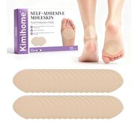 Moleskin Foot Protection Pads - Kimihome 32 Pcs Adhesive Blister Bandages Mole Skin Patch Tape for Heel,Toes, Ball of Foot - Reduce Friction, Prevent Rubbing on Shoes,Blisters Prevention Padding