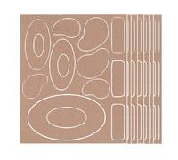 Moleskin for Feet 168 Pack (12 Sheet), Flannel Adhesive Moleskin for Blisters, Moleskin Pads Moleskin Patches for Shoes, Heel, Feet and Blister, Travel Essentials for Women