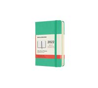Moleskine - 2022 12-Month Daily Pocket Hardcover Notebook Ice Green - K245z