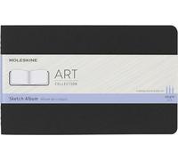 Moleskine 13 x 21 cm Large Size Art Collection Sketch Album, Notebook for Drawings and Sketches Hard Cover Paper Suitable for Pens, Pencils and Charcoal, Colour Black, 88 Pages