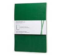 Moleskine 13 x 21 cm Large Volant Notebook Refill for iPad 3 and 4 Cover, Volant Journals Refill, Set of 2 Notebooks Kindle 4/P Version Soft Cover, Colour Tarnished Green, 96 Pages