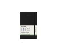 Moleskine - 18-Month Weekly Planner/Diary, Weekly Planner 2022/2023, Weekly Notebook with Hard Cover and Elastic Closure, Size Large 13 x 21 cm, Colour Black