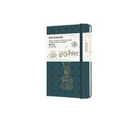 Moleskine - 18-Month Weekly Planner/Diary, Harry Potter Limited Edition Pocket Planner 2021/2022, Weekly Notebook with Hard Cover and Elastic Closure, Size Pocket 9 x 14 cm, Colour Green, 208 Pages