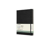 Moleskine - 18-Month Weekly Planner/Diary, Weekly Planner 2021/2022, Weekly Notebook with Hard Cover and Elastic Closure, Size X-Large 19 x 25 cm, Colour Black, 208 Pages