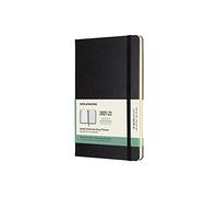 Moleskine - 18-Month Weekly Planner/Diary, Weekly Planner 2021/2022, Weekly Notebook with Hard Cover and Elastic Closure, Size Large 13 x 21 cm, Colour Black, 208 Pages