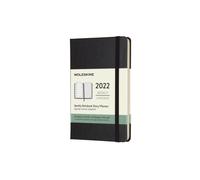 Moleskine - 2022 12-Month Weekly Pocket Hardcover Notebook Black - H - K245z