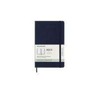 Moleskine - 18-Month Weekly Planner/Diary, Weekly Planner 2022/2023, Weekly Notebook with Hard Cover and Elastic Closure, Size Large 13 x 21 cm, Colour Sapphire Blue