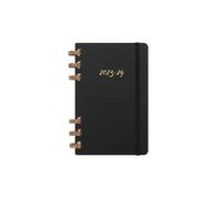 Moleskine Academic Monthly Planner 2023 -2024, 12-Month Weekly and Monthly Diary, University Agenda with Hard Cover, Size Large 15 x 21 cm, Black