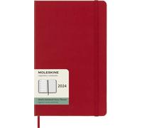 Moleskine - 2024 12-Month Weekly Large Hardcover Notebook - Paperback - G245z