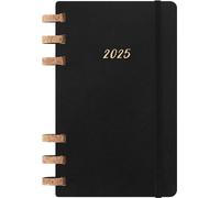Moleskine - 2025 12-Month Large Softcover Spiral Planner Black - Pap - G245z