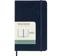 Moleskine - 2025 12-Month Weekly Pocket Hardcover Notebook Sapphire - C245z