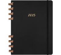 Moleskine 2025 12-Month XL Life Spiral Planner: Black Epalon