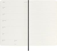 Moleskine 2025 18-month Weekly Large Softcover Notebook: Black 8056999270599