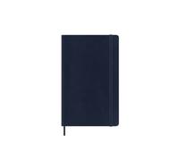 Moleskine Daily Planner, Daily Agenda 2026 12 Months, With Soft Cover and Elastic Closure, Large Format 13x21, Blue Color