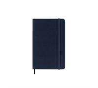 Moleskine Daily Planner, Daily Agenda 2026 12 Months, With Hard Cover and Elastic Closure, Pocket Size 9x14, Blue Color