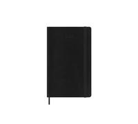 Moleskine Monthly Planner 2026, 12-Month Agenda, Soft Cover, Elastic Closure, Large 13x21, Black