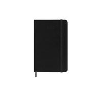 Moleskine Weekly Planner, Horizontal Weekly Agenda 2026 12 Months, With Hard Cover and Elastic Closure, Pocket Size 9x14, Black Color