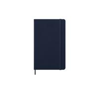 Moleskine Weekly Planner 2026 12-Month Agenda with Notes, Hardcover, Elastic, Large 13x21 Blue