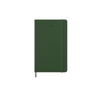 Moleskine Weekly Planner, 2026 Weekly Agenda 12 Months With Space For Notes, With Hard Cover and Elastic Closure, Large Format 13x21, Green Color