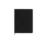 Moleskine Weekly Planner, 2026 Weekly Agenda 12 Months With Space For Notes, With Soft Cover and Elastic Closure, XL Size 19x25, Black Color