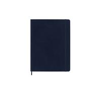 Moleskine Weekly Planner, 2026 Weekly Agenda 12 Months With Space For Notes, With Soft Cover and Elastic Closure, Colour Blue, XL Format 19 x 25 cm