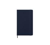 Moleskine Daily Planner, Daily Agenda 2026 12 Months, With Hard Cover and Elastic Closure, Large Format 13x21, Blue Color