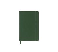 Moleskine Daily Planner, Daily Agenda 2026 12 Months, With Soft Cover and Elastic Closure, Pocket Size 9x14, Green Color