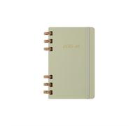 Moleskine Student Life Planner 2025-2026, Weekly and Monthly Spiral 12 Month Diary with Soft Cover, Crush Kiwi Colour, Large Size 15 x 21 cm