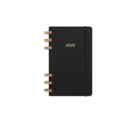 Moleskine Life Planner 2026, Weekly and Monthly Spiral Agenda 12 Months, Soft Cover and Elastic Closure, Black Color, Large Size 13x21 cm
