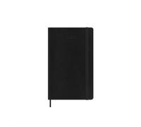 Moleskine Monthly Planner 2026, 12-Month Agenda, Soft Cover, Elastic Closure, Large 13x21, Black