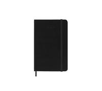 Moleskine Weekly Planner, Horizontal Weekly Agenda 2026 12 Months, With Hard Cover and Elastic Closure, Pocket Size 9x14, Black Color