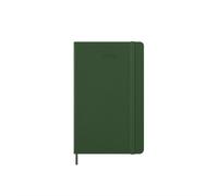 Moleskine Weekly Planner, 2026 Weekly Agenda 12 Months With Space For Notes, With Hard Cover and Elastic Closure, Large Format 13x21, Green Color