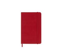 Moleskine Weekly Planner 2026 – 12-Month Agenda with Notes, Hardcover, Elastic, Pocket 9x14 Red