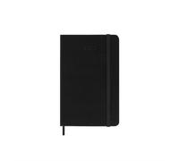 Moleskine Weekly Planner, Vertical Weekly Agenda 2026 12 Months, Hard Cover and Elastic Closure, Black Color, Pocket Size 9x14 cm