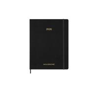 Moleskine 2026 13-Month Essential XXL Weekly Vertical Planner: Black