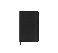 Moleskine Weekly Planner 2025-2026, 18-Month Horizontal Planner, Hard Cover and Elastic Closure, Pocket 9 x 14 cm, Colour Black