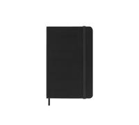 Moleskine Weekly Planner 2025-2026, 18-Month Weekly Planner With Note Space, Hard Cover and Elastic Closure, Pocket 9 x 14 cm, Colour Black