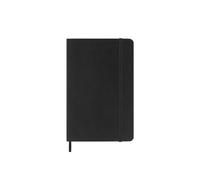 Moleskine Weekly Planner 2025-2026, 18-Month Weekly Planner with Note Space, Soft Cover and Elastic Closure, Pocket 9 x 14 cm, Black Color