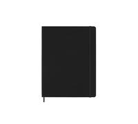 Moleskine Weekly Planner 2025-2026, 18-Month Weekly Planner With Note Space, Hard Cover and Elastic Closure, XL 19 x 25 cm, Colour Black