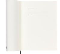 Moleskine Weekly Planner 2025-2026, 18-Month Weekly Planner with Note Space, Soft Cover and Elastic Closure, XL 19 x 25 cm, Black Color