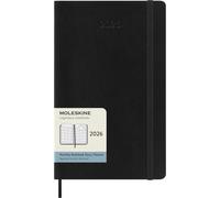 Moleskine 2026 Monthly Planner Large 12 Month Diary Soft Cover Black