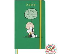 Moleskine 2026 Peanuts Daily Diary Large Emerald Green DHPE12DC3Y26 fm Japan